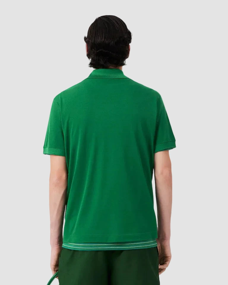 Runway Silk Pique Polo