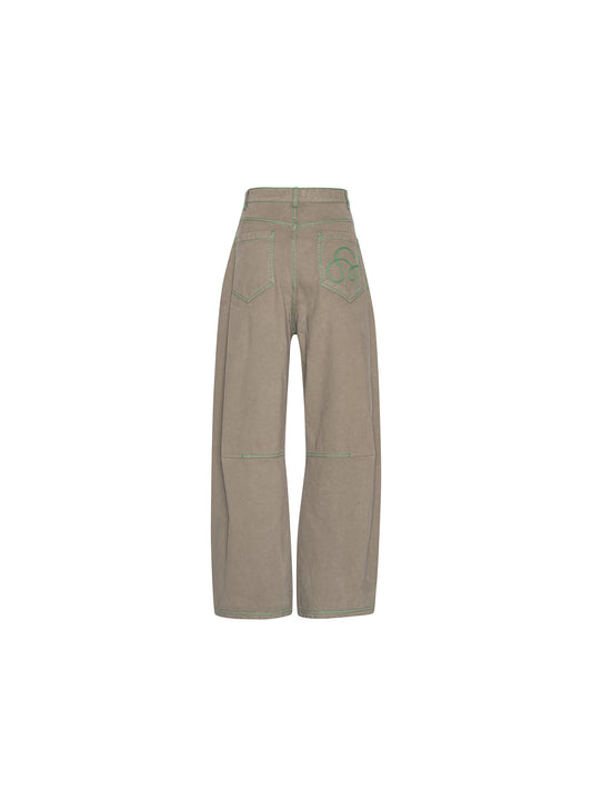 Post Denim Pants