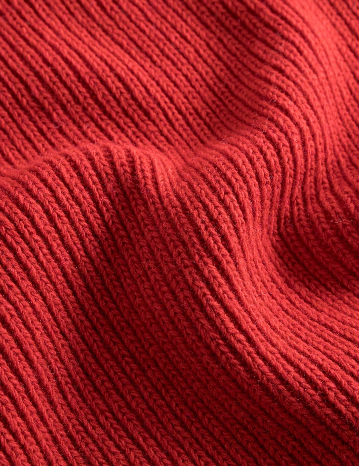 Relax Rib Scarf - Red - ect.studio