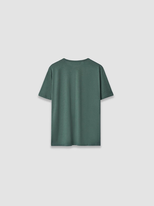 T-shirt coupe standard - Vert/Gris