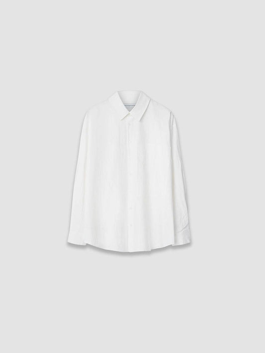 Relaxed Fitted Shirt - White - ect.studio