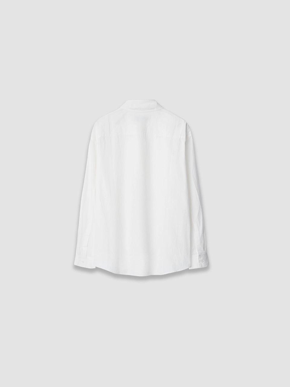 Relaxed Fitted Shirt - White - ect.studio