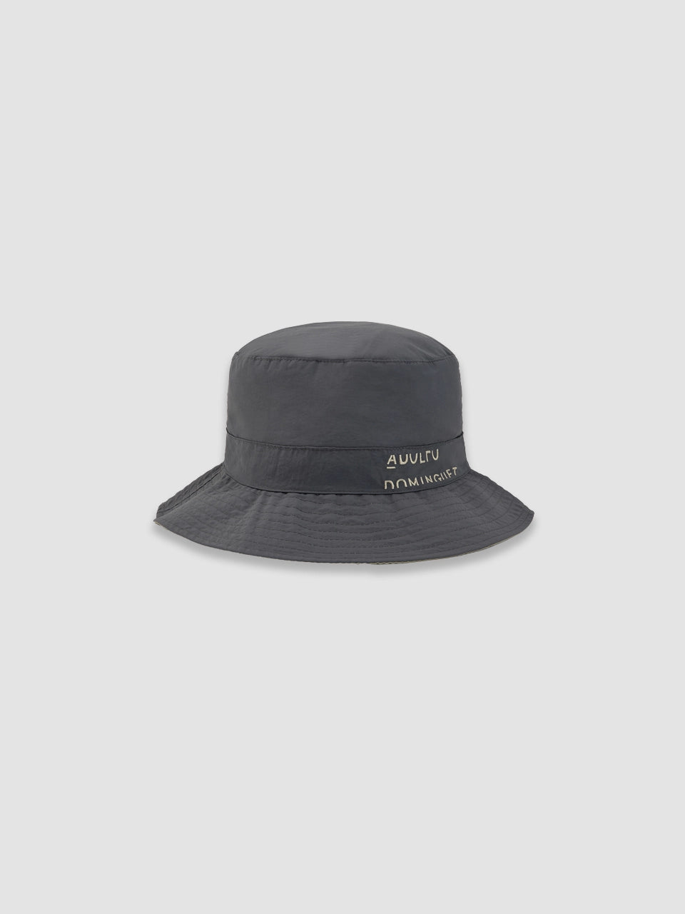 Reversible Water Repellent Bucket Hat - Dark Grey