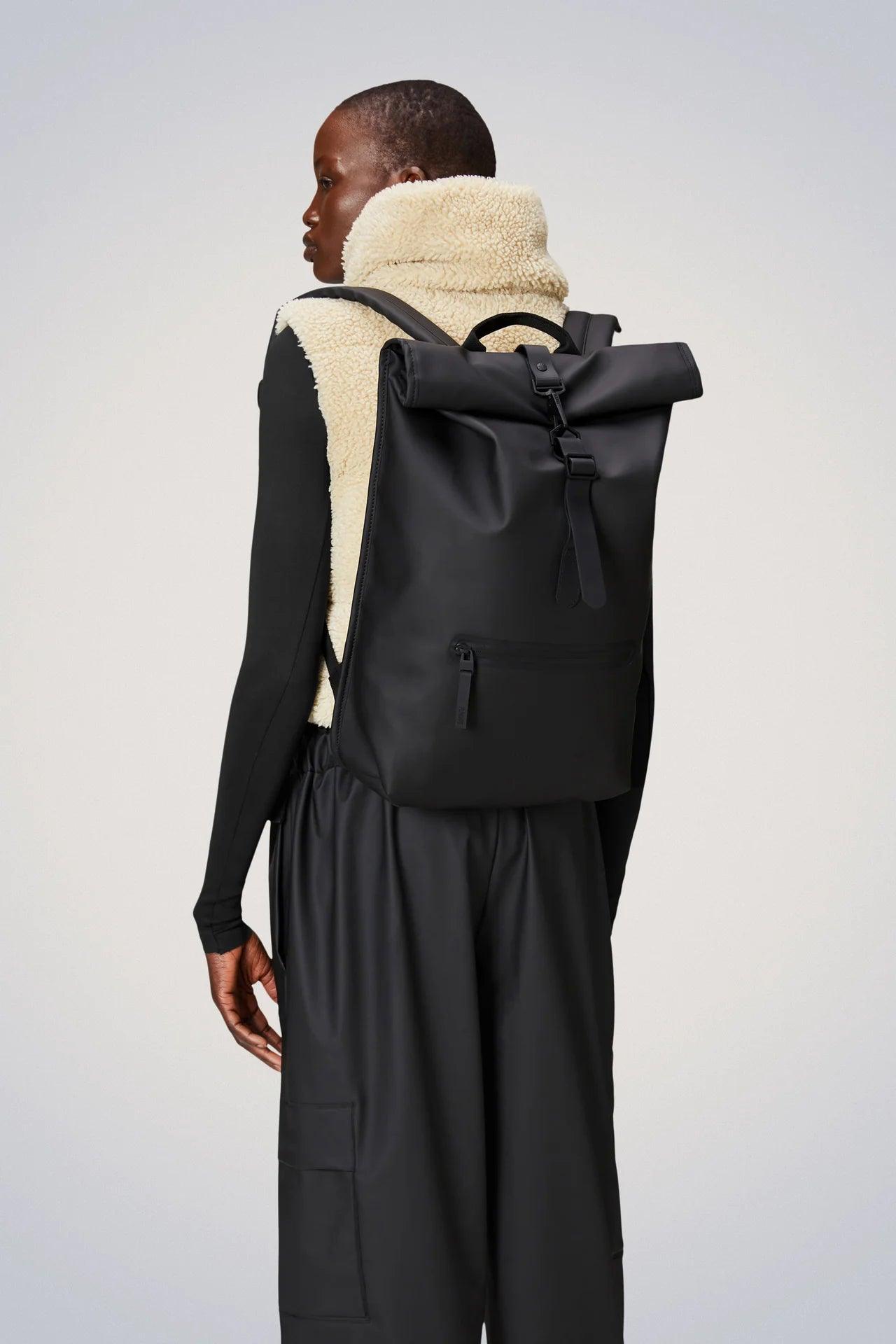 Rolltop Rucksack W3 - Black - ect.studio