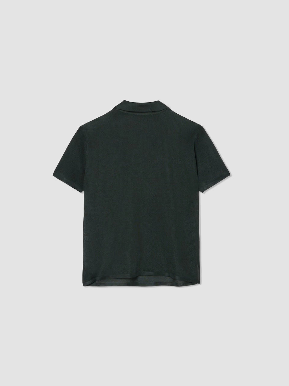 Runway Slim Fit Satin Piqué Polo Shirt