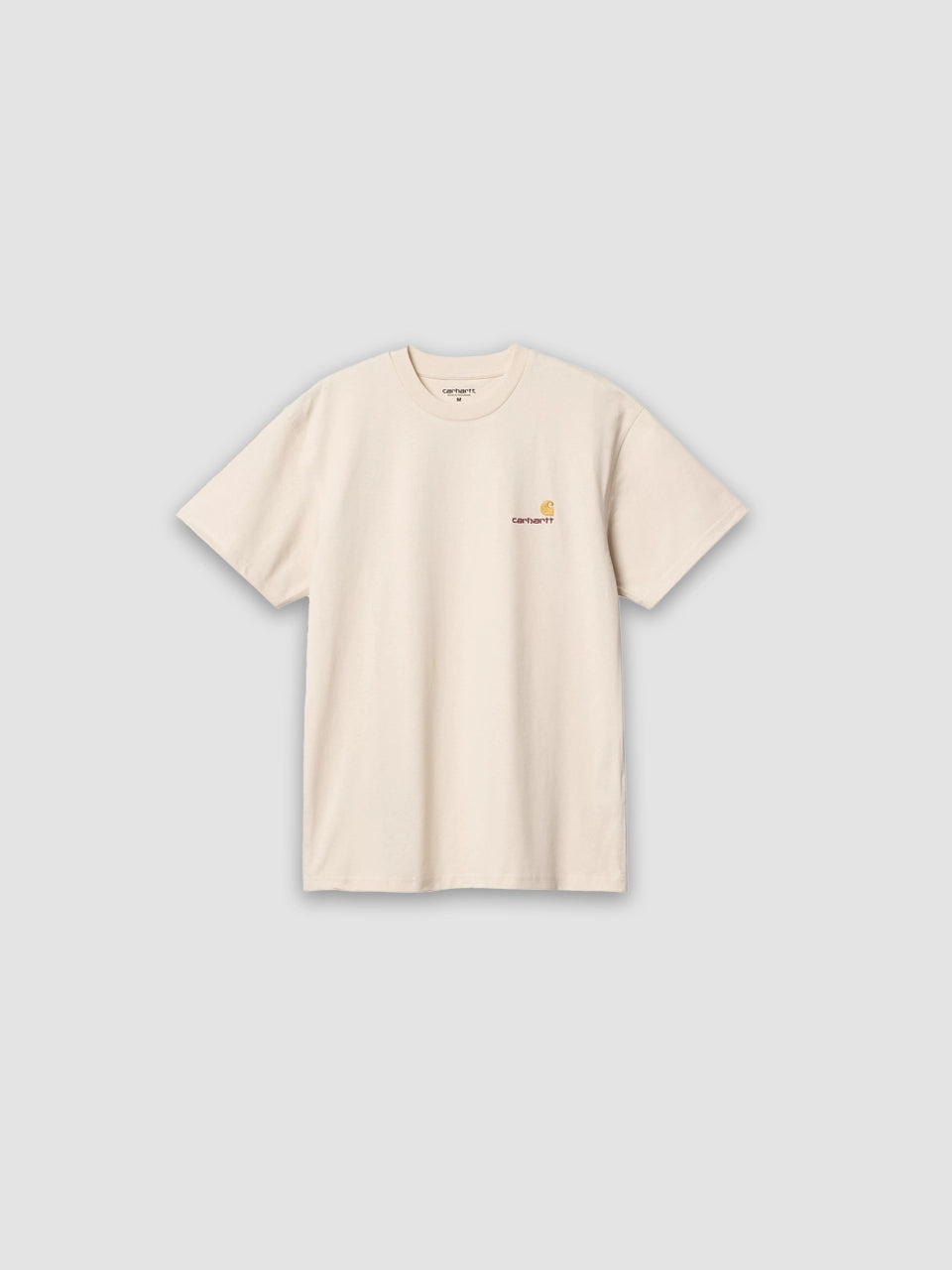 S/S American Script T-Shirt - Natural