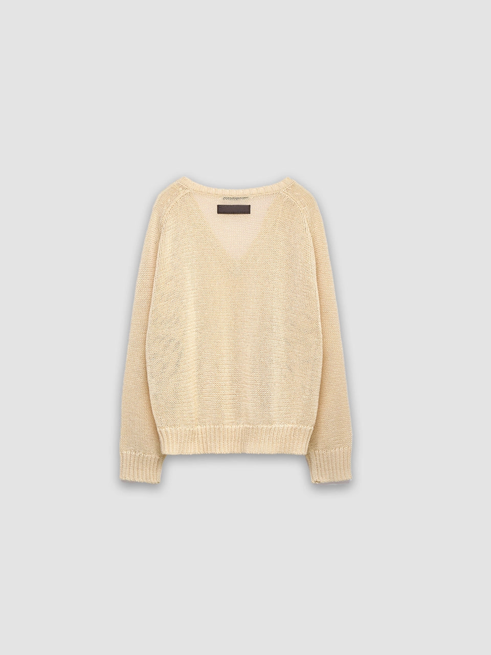 V-neck Sweater - Ecru