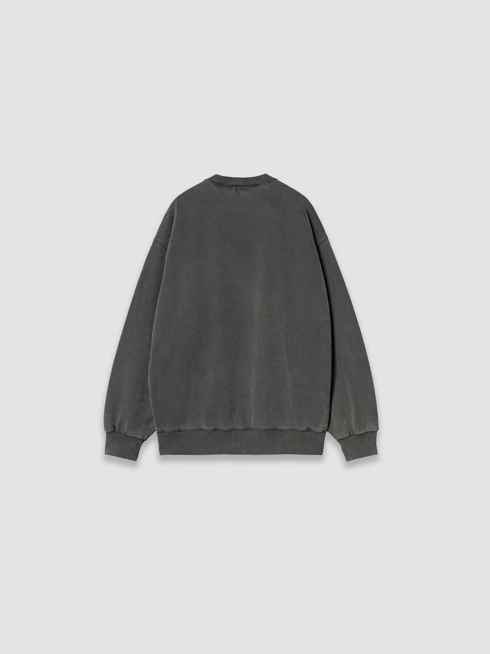 Carhartt WIP Vista Sweatshirt - Graphite Garment Dyed at e.c.t. studio Carhartt WIP Vista Sweatshirt - Graphite Garment Dyed at e.c.t. studio