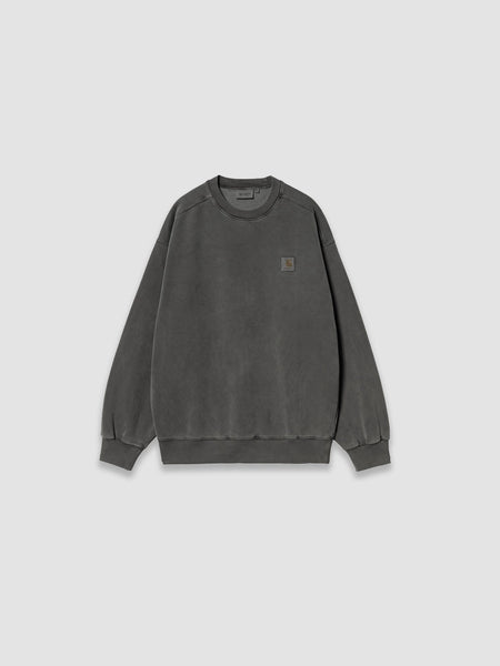 Carhartt WIP Vista Sweatshirt - Graphite Garment Dyed at e.c.t. studio