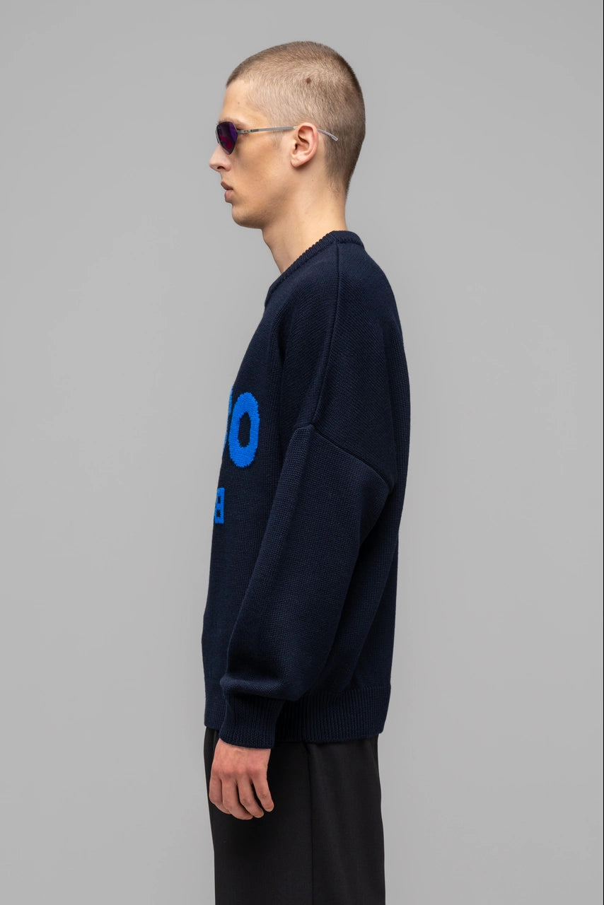 ''SELFIE'' Sweater - Dark Blue