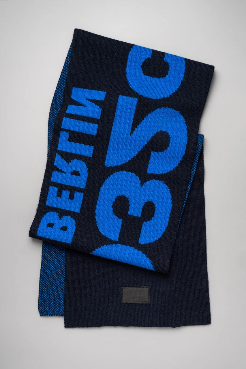 ''SELFIE'' Scarf - Dark Blue