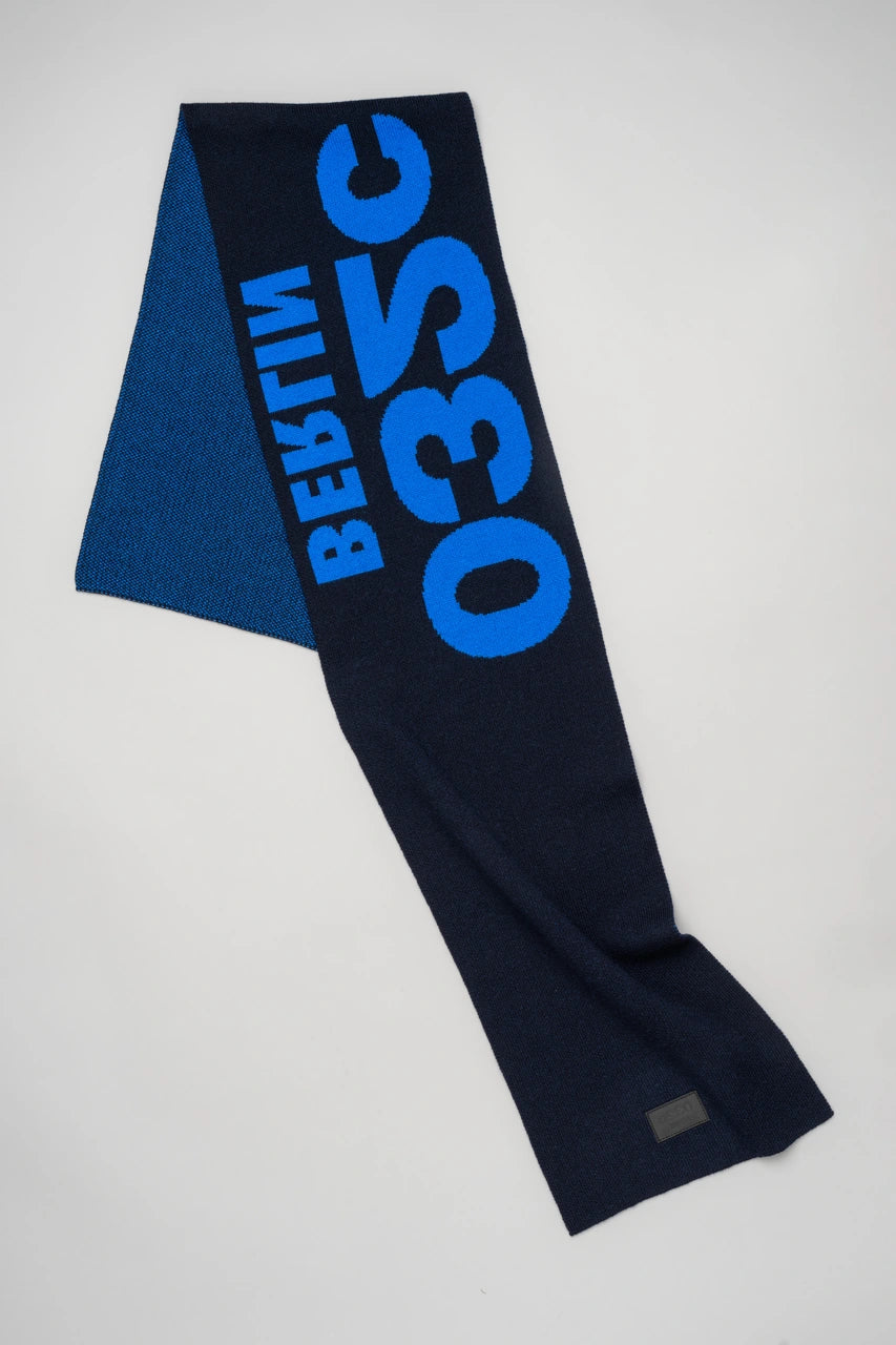 ''SELFIE'' Scarf - Dark Blue