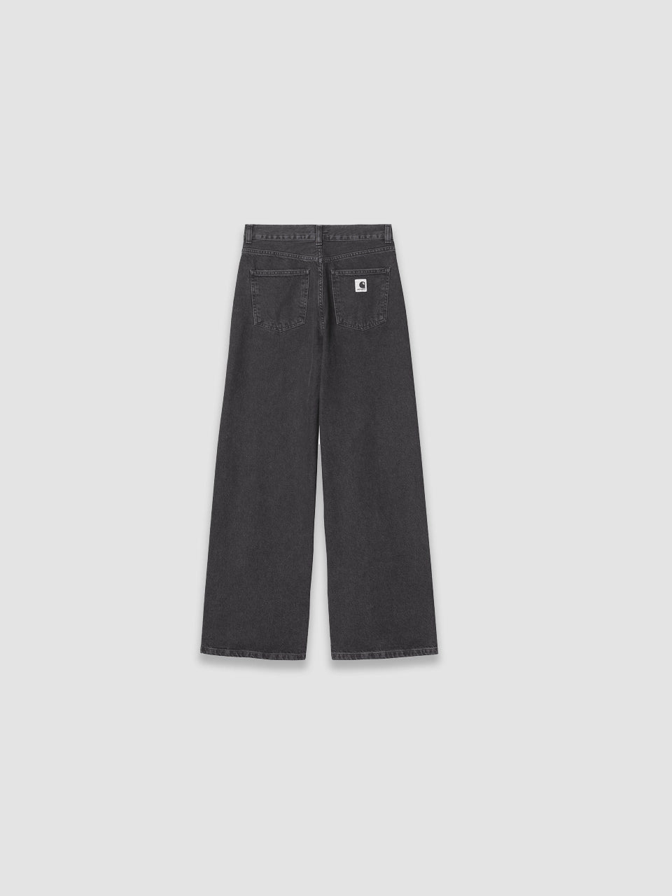 W' Jane Pant - Black Heavy Stone Washed