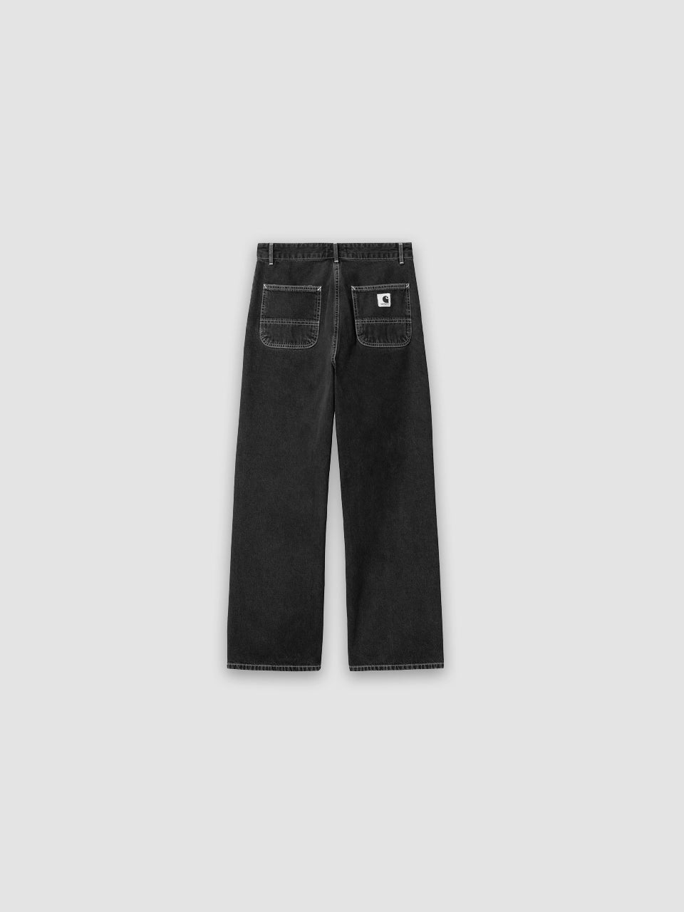 W' Simple Pant - Black Stone Washed