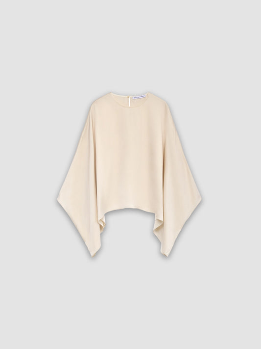 Wide Fluid Top - Beige