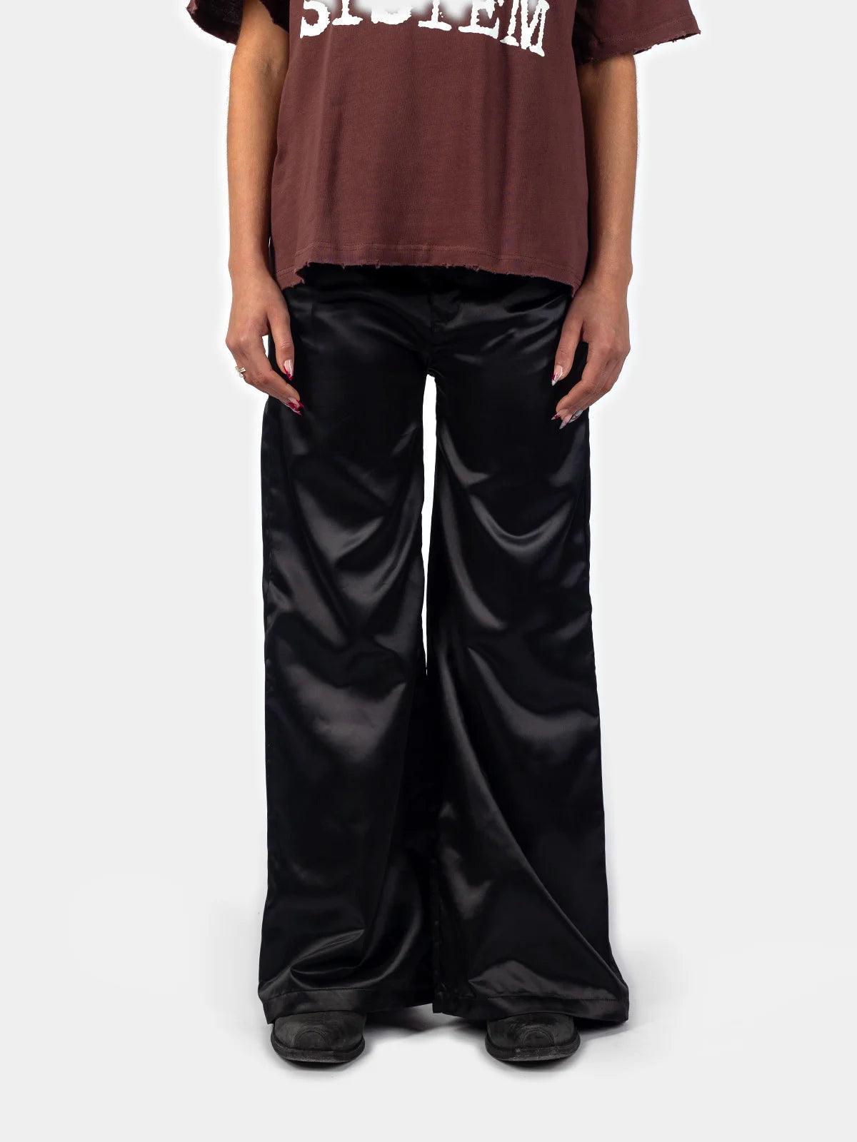 Bootcut Satin Pants - Black - Fine Chaos - ect.studio