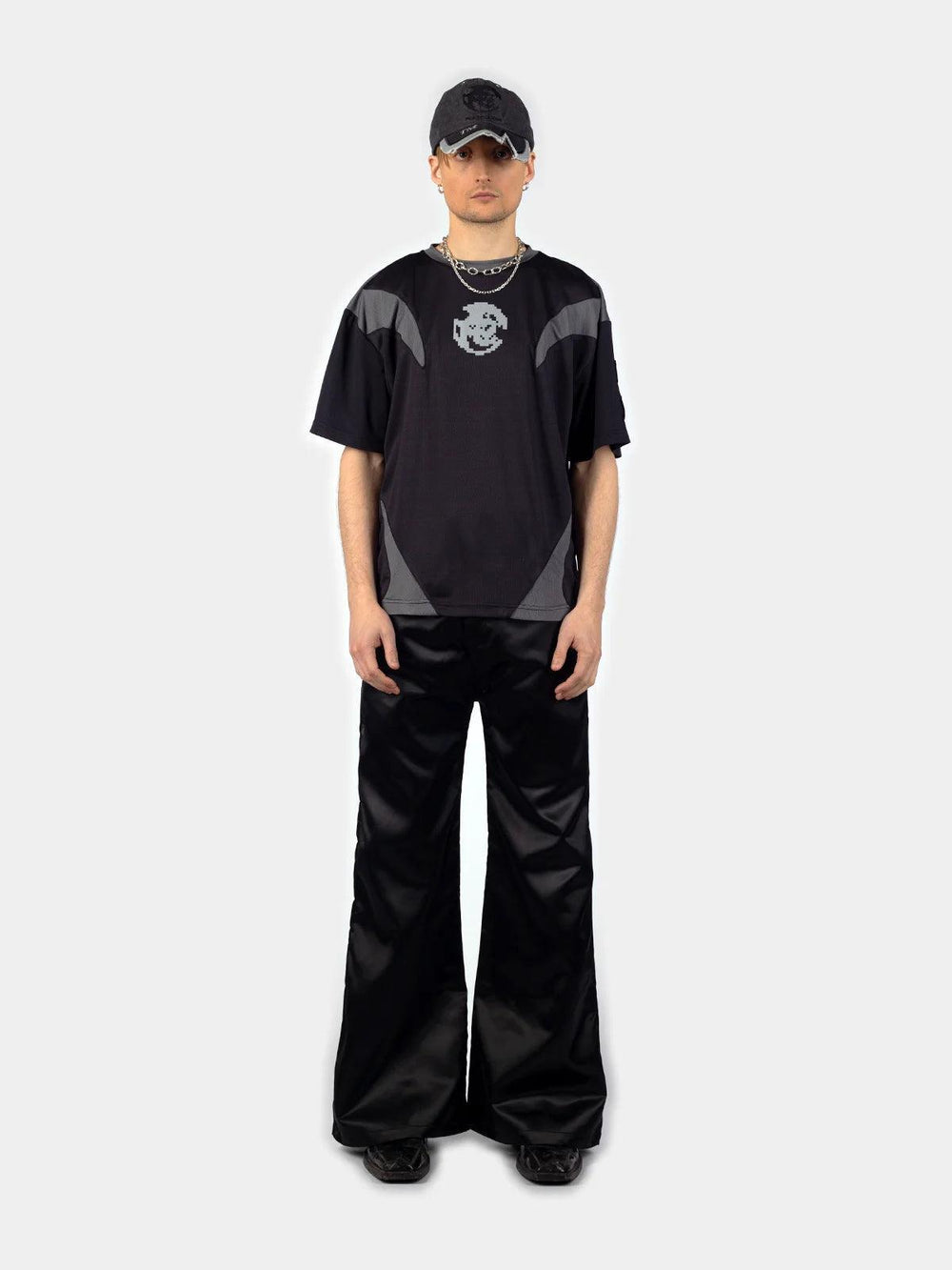 Bootcut Satin Pants - Black - Fine Chaos - ect.studio