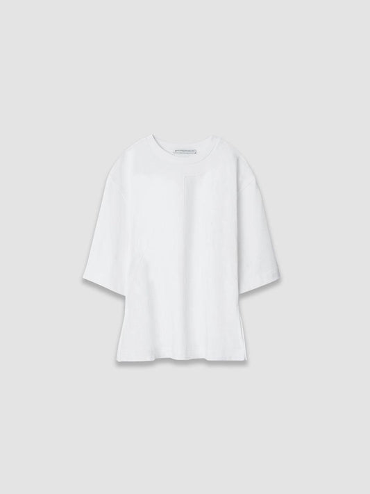 Cotton T - Shirt - Off White - Adolfo Dominguez - ect.studio