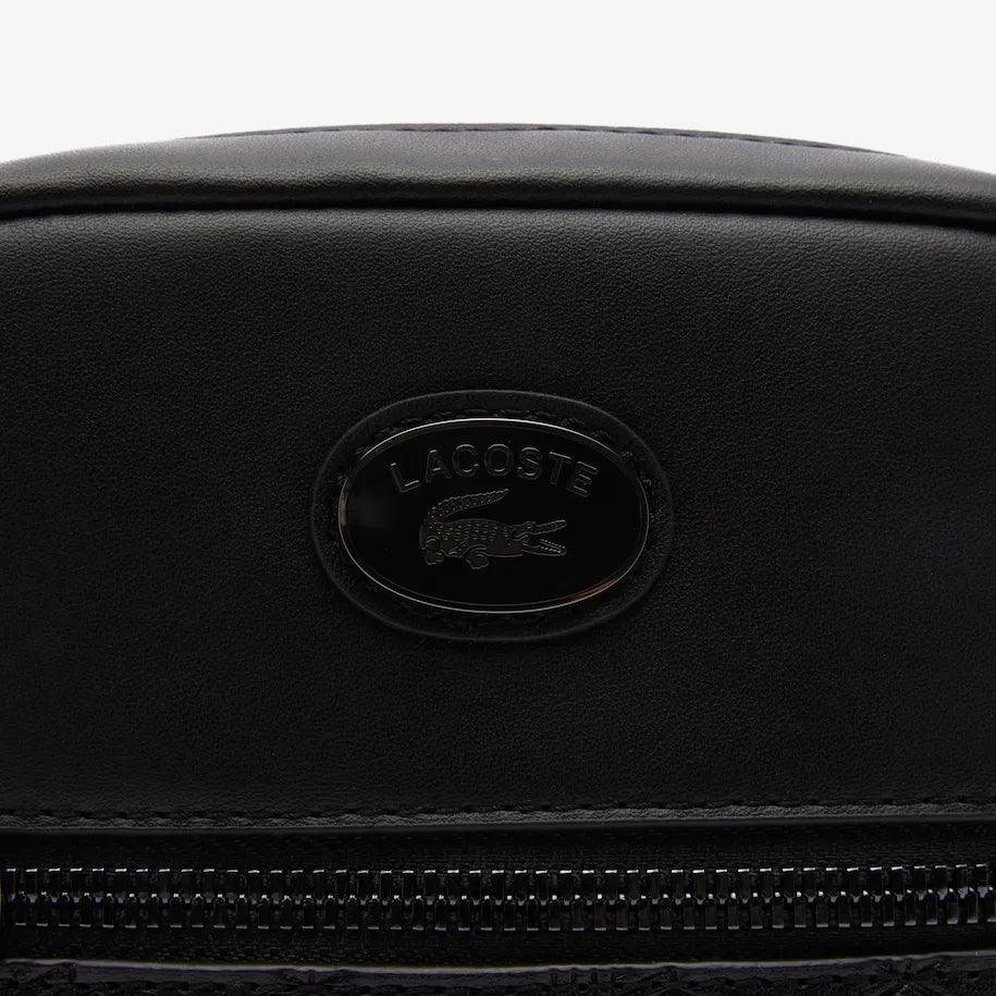 Embossed Monogram Vertical Satchel - Black - Lacoste - ect.studio