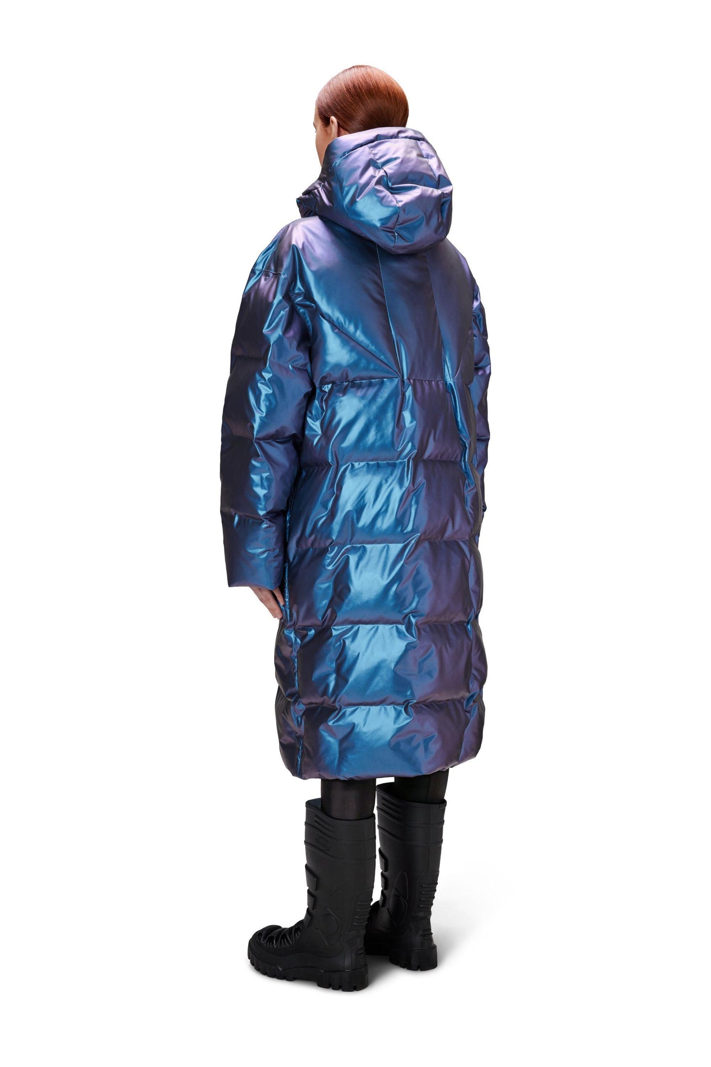 Harbin Long Puffer Jacket Laser - Rains - ect.studio