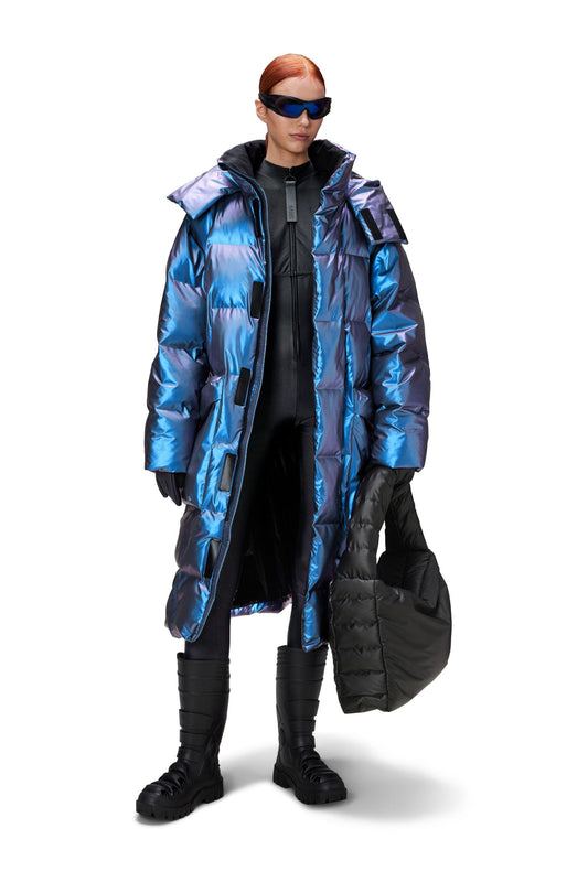 Harbin Long Puffer Jacket Laser - Rains - ect.studio