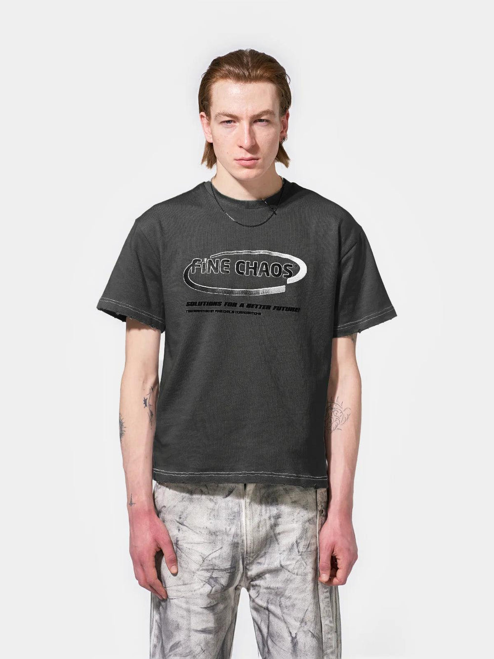 Intellectual T - Shirt - Dark Grey - Fine Chaos - ect.studio