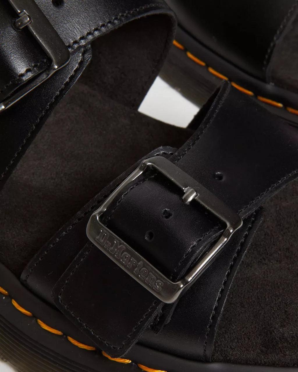 Josef Analine Leather Buckle Slide Sandals - Dr. Martens - ect.studio