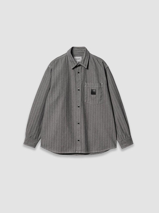 Menard Shirt Jacket - Grey Rinsed - Carhartt WIP - ect.studio