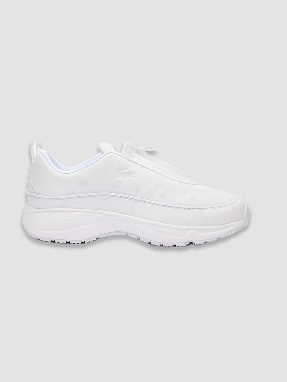 Mens Audyssor Zip OG Leather Sneakers - White - Lacoste - ect.studio