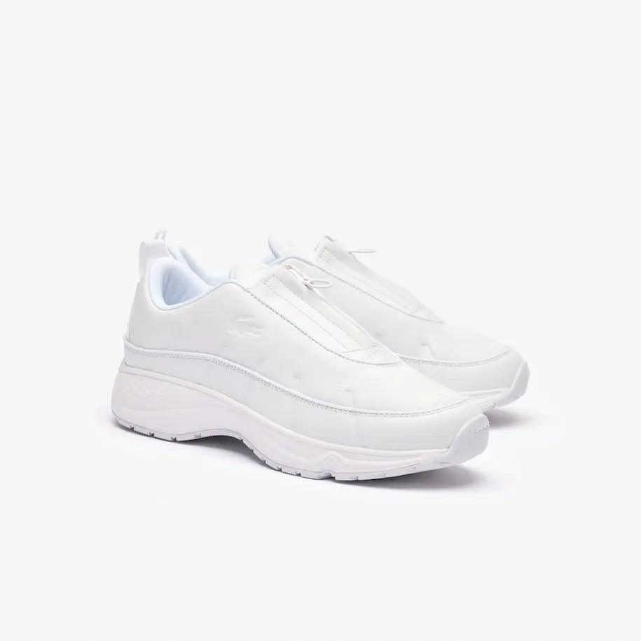 Mens Audyssor Zip OG Leather Sneakers - White - Lacoste - ect.studio