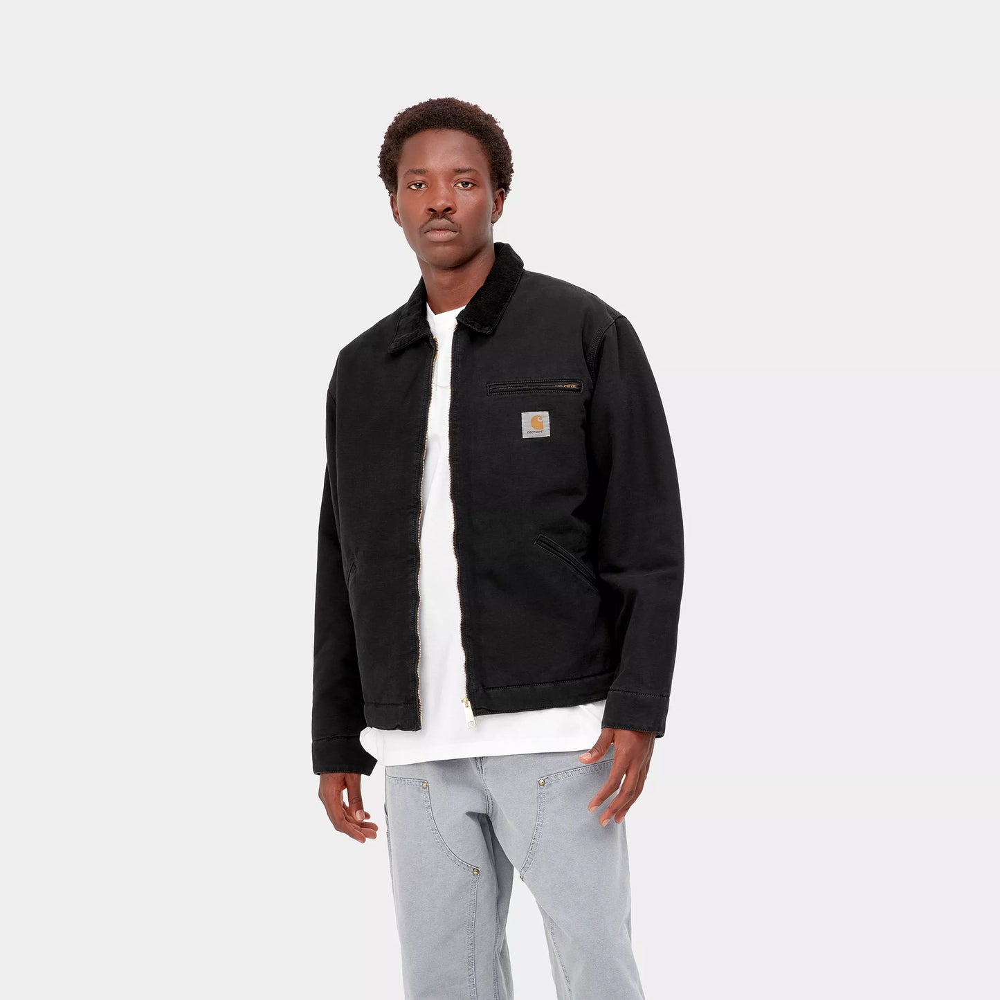 OG Detroit Jacket - Black Aged Canvas