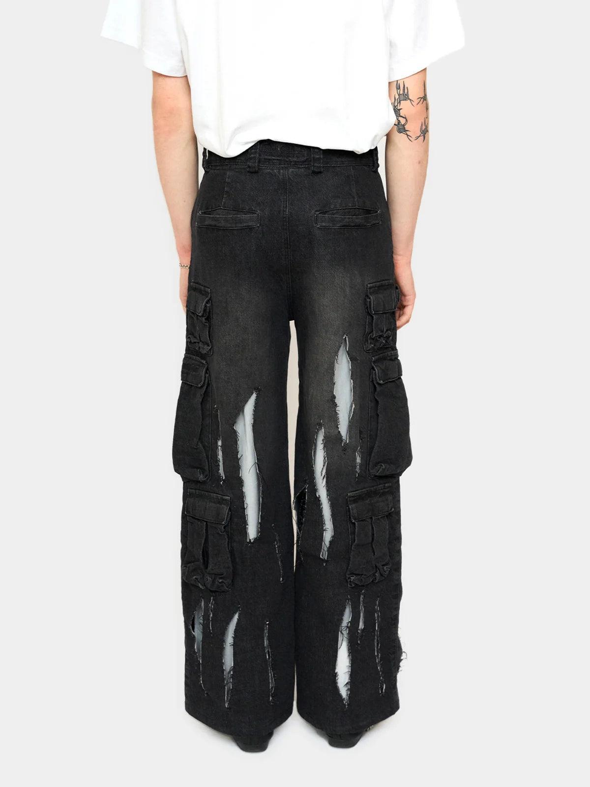 Outlaw Cargo Pants - Black - Fine Chaos - ect.studio