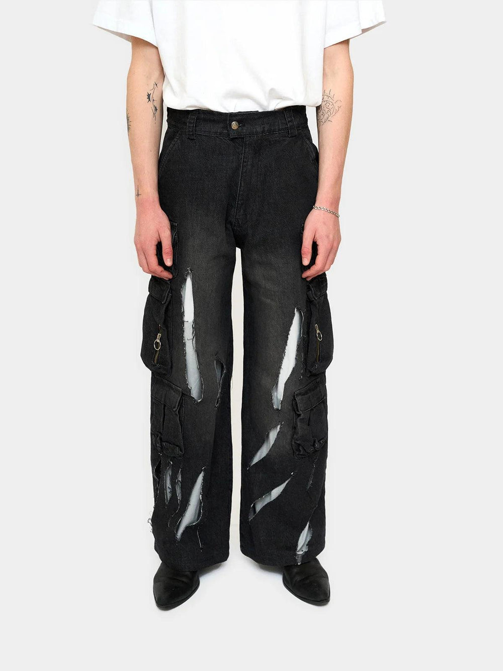 Outlaw Cargo Pants - Black - Fine Chaos - ect.studio