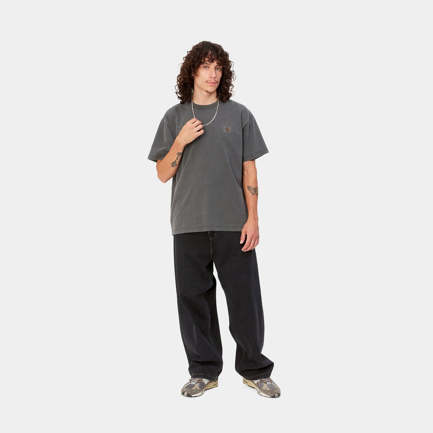 S/S Vista T-shirt - Graphite Garment Dyed