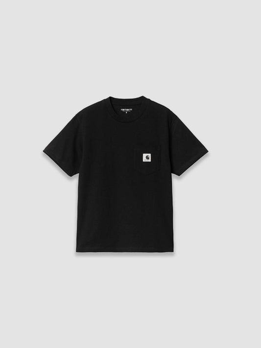 W' S/S Pocket T - Shirt - Black - Carhartt WIP - ect.studio